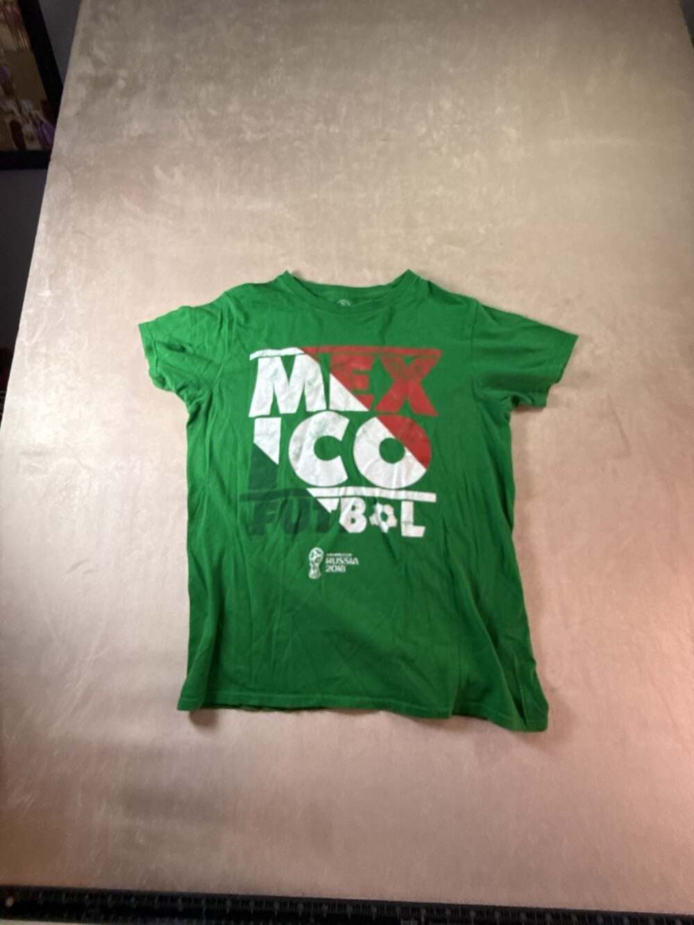 FIFA World Cup Russia 2018 Mexico Futbol Green Graphic T-Shirt